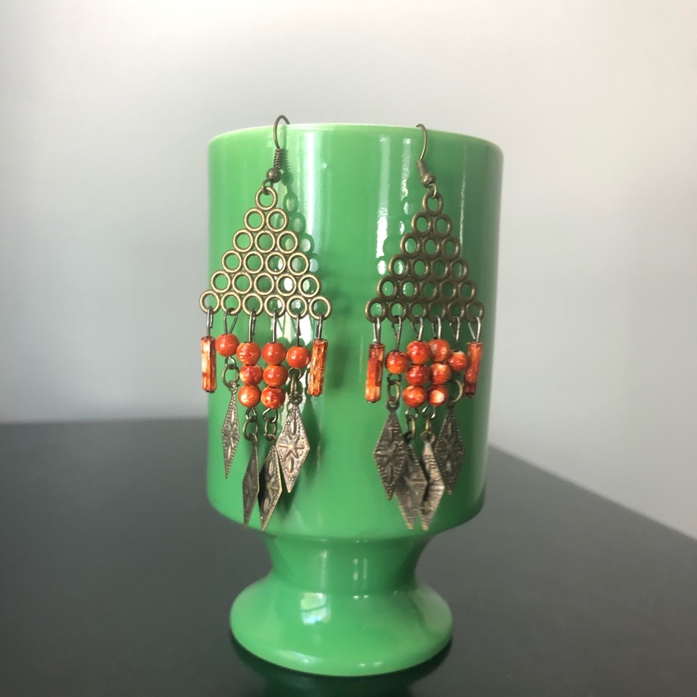 3 for $15 Beaded dangling earrings